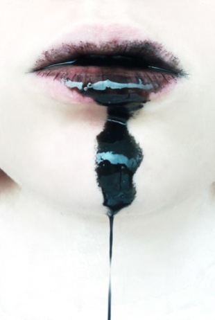 Spilling ink from your soul.